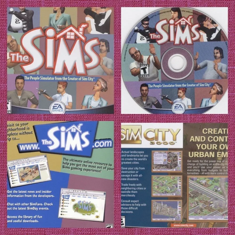 The SIMS PC Game Plus 4 Expansion Packs